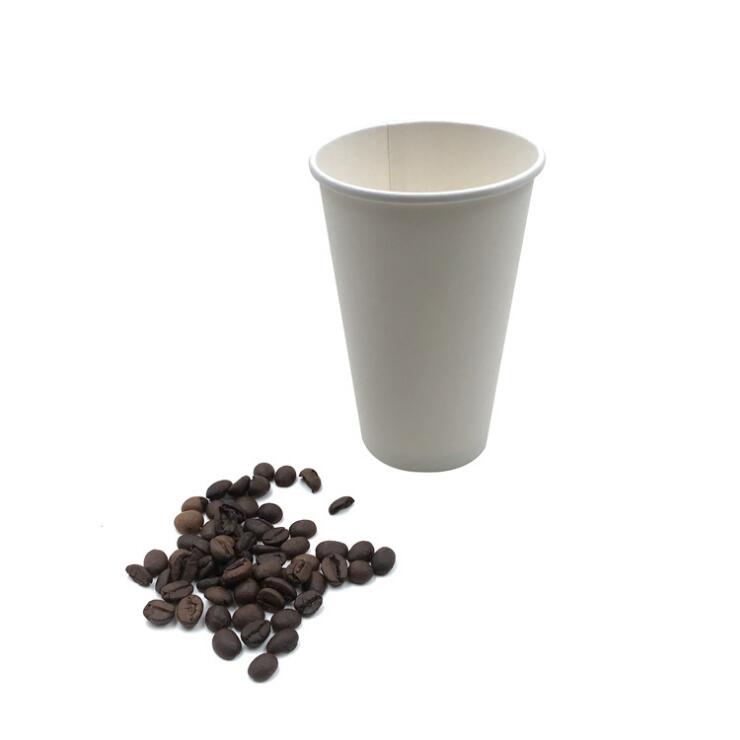 100% Biodegradable Disposable Single Wall Coffee Cup Paper Cup