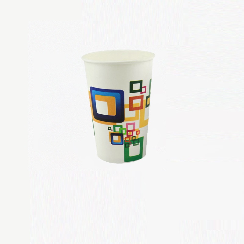 Disposable Paper Cold Cup ສໍາລັບເຄື່ອງດື່ມເຢັນ